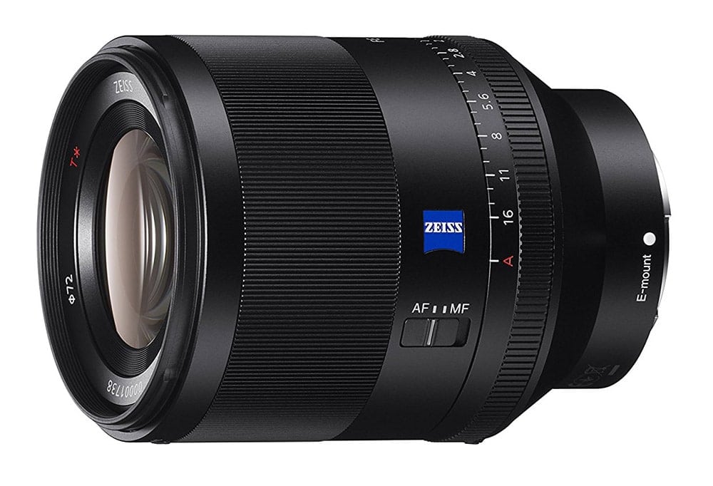 50mm Zeiss for sony cameras