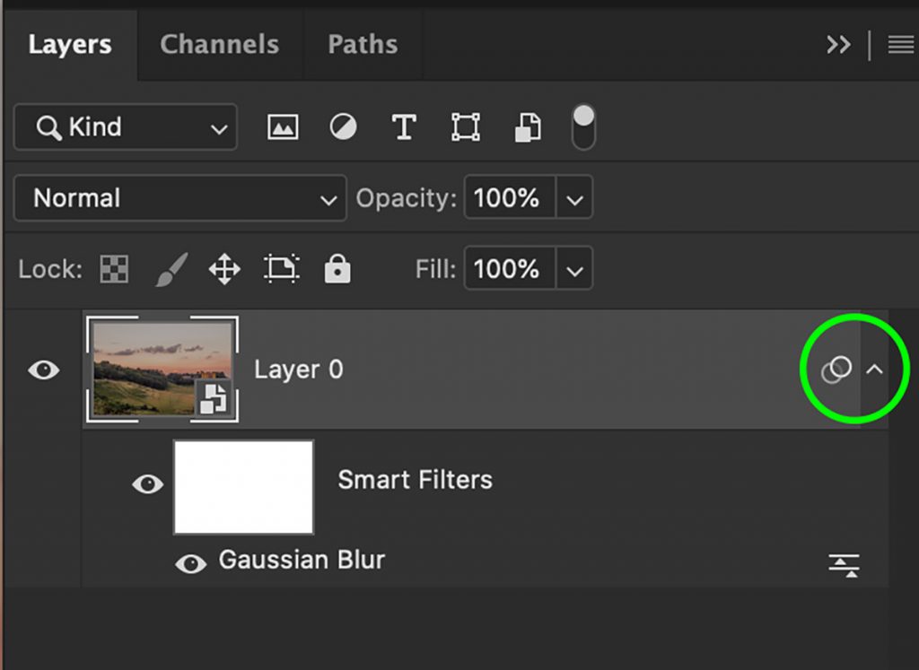 Smart filter icon